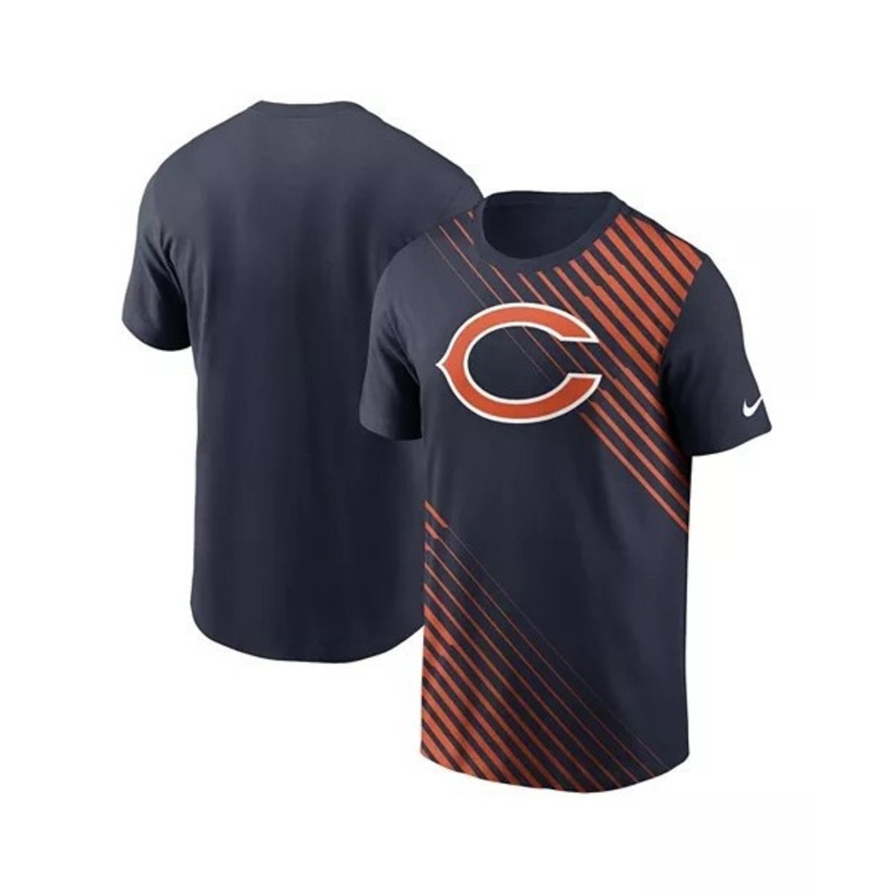 Nike Men's Navy Chicago Bears Yard Line Fashion Asbury T-shirt Med NWT